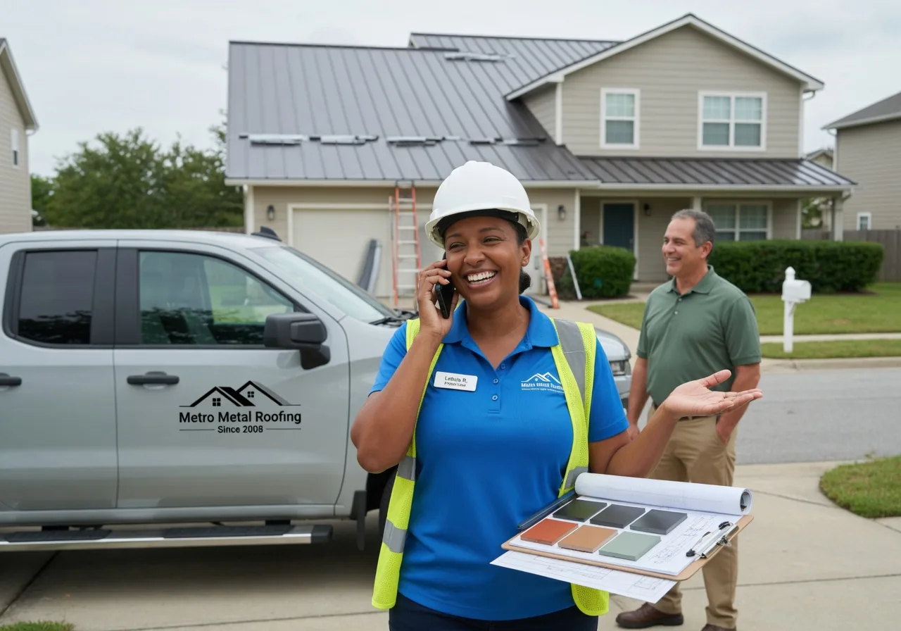 Storm Damage Metal Roof Repair in California, PA